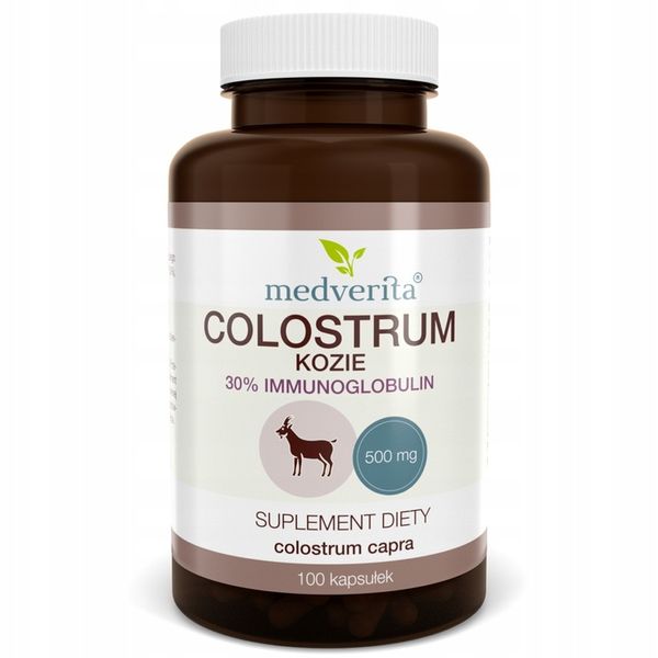 Colostrum Kozie 500 mg kolostrum - 100 kapsułek zdjęcie 2