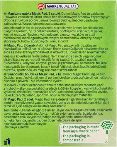 DOMOL MAGIC PAD MAGICZNA GĄBKA 2 SZT na Arena.pl