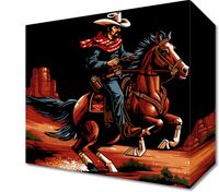 Obraz 20x20cm Galop przez Prerię