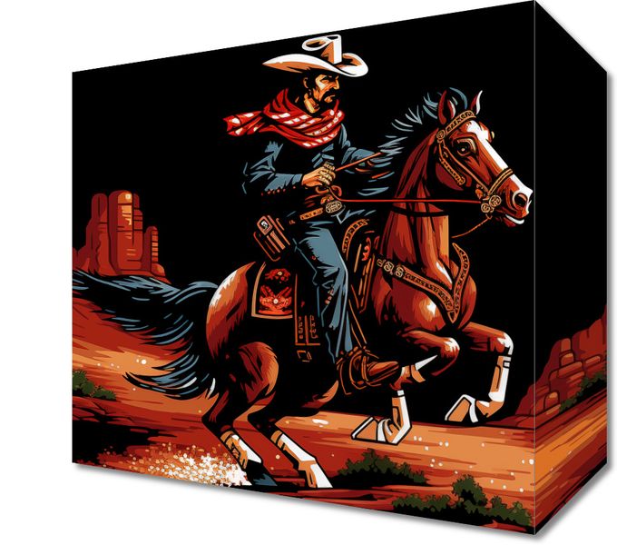 Obraz 20x20cm Galop przez Prerię zdjęcie 1