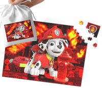 PUZZLE PSI PATROL Marshall WZORY Z BAJEK I GIER DLA DZIECI 24el + WORECZEK