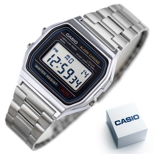 ZEGAREK MĘSKI CASIO A158WA-1D VINTAGE RETRO + BOX na Arena.pl