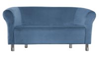 Sofa Milo MG33 niebieski nogi chrom