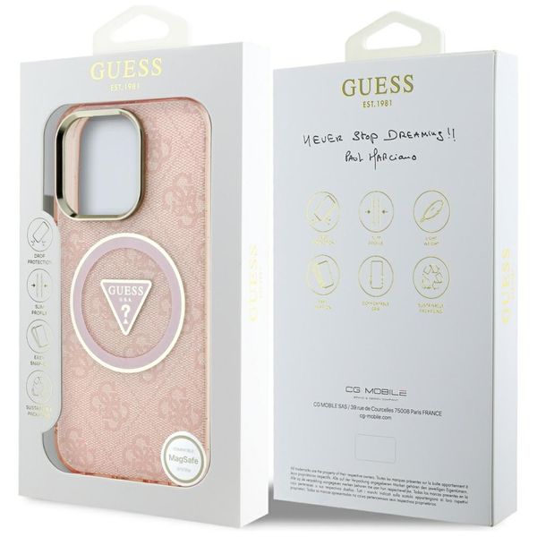 Etui Guess do iPhone 16 Pro Max, Różowy, MagSafe zdjęcie 8