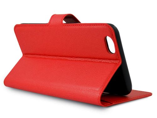 Etui portfel guma do Apple iPhone 6 Plus /6S Plus Czerwone na Arena.pl