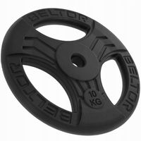 BELTOR OBCIĄŻENIE ŻELIWNE FASTGRIP KIEROWNICA SIŁOWNIA 10KG 29MM