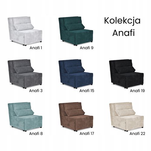 Fotel rozkładany funkcja spania KIMO pojemnik pościel c zieleń na Arena.pl