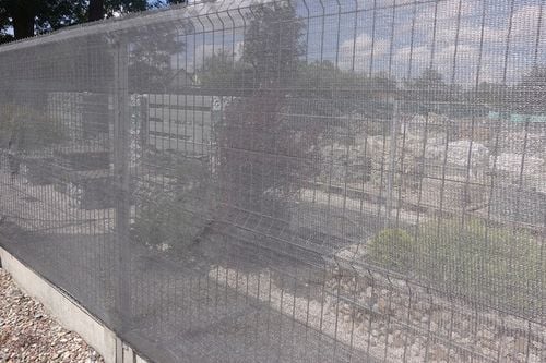 Siatka Maskująca Ogrodzenie Płot 1,5x15m Balkon Grafitowa Osłona Od Wiatru na Arena.pl