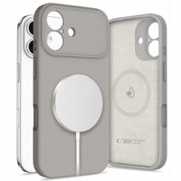 Etui Tech-Protect Silicone Magsafe do Iphone 17 Stone Grey