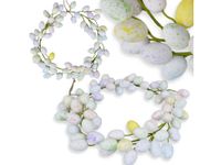 Wianek stroik wielkanocny z jajek dekoracyjny ozdoby jajka ozdoba 36cm