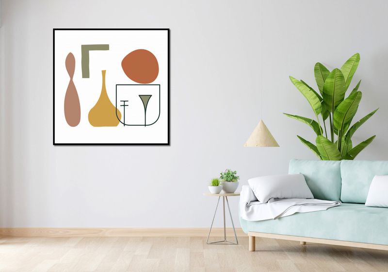 Plakat 100x100cm Naczynia zdjęcie 4