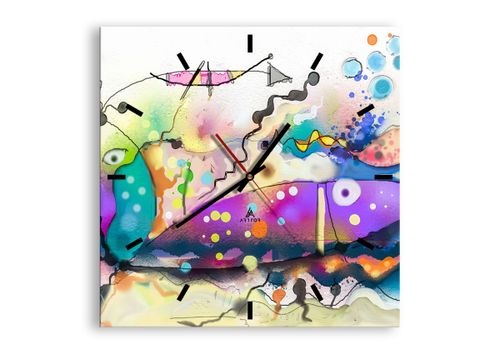 Zegar Ścienny - Ryby Pastele  - 40X40 Cm - C3Ac40X40-4096 na Arena.pl
