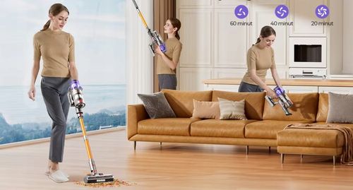 ODKURZACZ AKUMULATOROWY PIONOWY RĘCZNY BEZPRZEWODOWY LARESAR V7 500w na Arena.pl