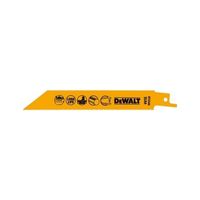Brzeszczoty do pilarek szablowych do metalu, stali 152mm 5szt DeWALT DT2346