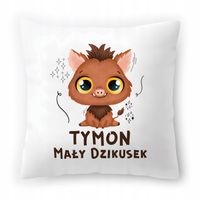 Poduszka Biała 40X40 Cm Dla Tymona Syna Dziecka Z Nadrukiem Ze Zdjęciem
