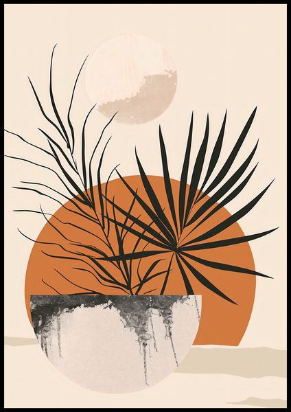 Plakat 70x100cm Palmowy Zachód zdjęcie 2