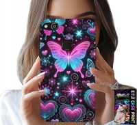 ETUI DO HUAWEI P9 LITE 2016 - KOLOROWY MOTYLEK SERCE MODNE WZORY CASE