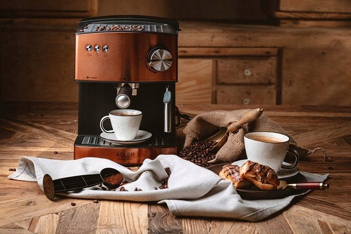 Ekspres Ciśnieniowy Do Kawy 15Bar 850W Adler zdjęcie 3