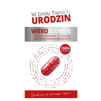 Kartka Urodzinowa Wiekoskorbin – Suplement Młodości I Dobrego Humoru
