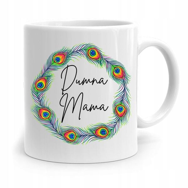 Kubek Prezent Urodzinowy Dla Mamy Matki Dumna Mama Z Nadrukiem Ze Zdjęciem zdjęcie 1
