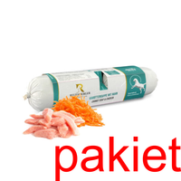 6 x Kurczak z marchwianką | podwójne rolki 2x400g na biegunki