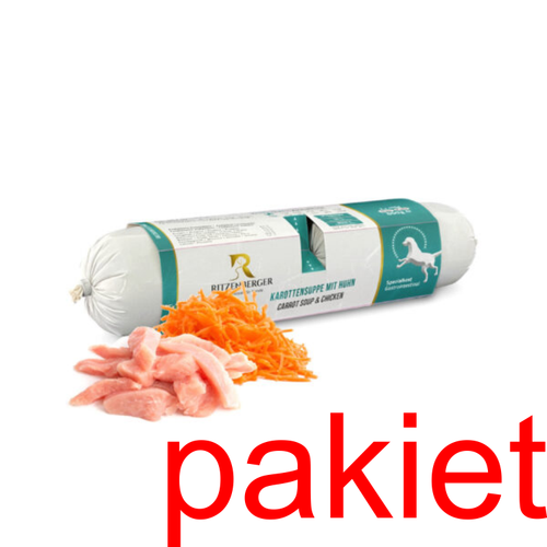 6 x Kurczak z marchwianką | podwójne rolki 2x400g na biegunki na Arena.pl