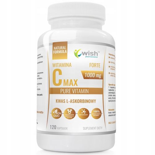 WITAMINA C 1000mg KWAS L-ASKORBINOWY 120szt OKAZJA na Arena.pl