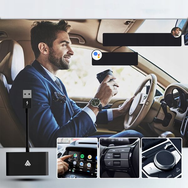 BEZPRZEWODOWY ANDROID AUTO ADAPTER XSTORM WIFI BT zdjęcie 7