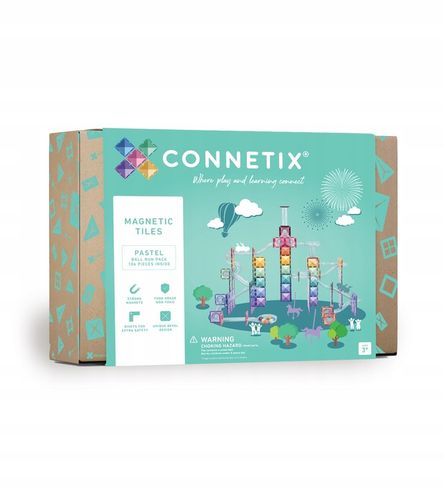 Connetix: klocki magnetyczne kulodrom Pastel Ball Run 106 na Arena.pl