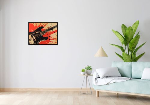 Plakat 65x50cm Gitara Elektryczna na Arena.pl
