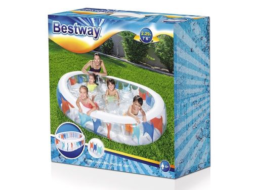 bestway basen dmuchany elipsa 229cm x 152cm 54066 na Arena.pl