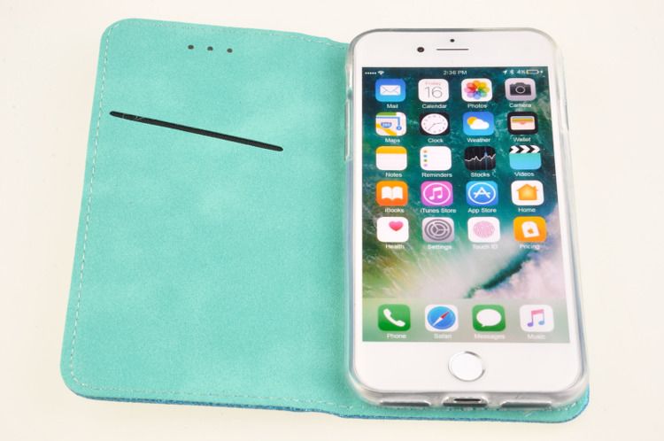 Etui Smart Brokat do APPLE iPhone 7 / 8 niebieski zdjęcie 4