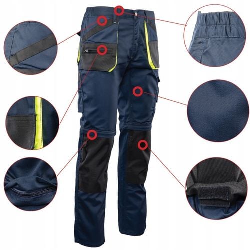 SPODNIE robocze do pasa ODPINANE NOGAWKI 54 Męskie na Arena.pl