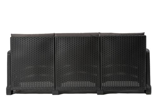 Zestaw Mebli Ogrodowych NAPOLI MIDI 8 Antracyt na Arena.pl