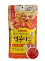 Koreański gotowy sos do klusek ryżowych tteokbokki słodko ostry sweet sempio150g