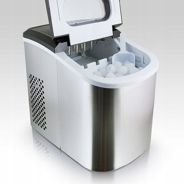 KOSTKARKA DO LUDU MASZYNA DO KOSTEK SREBRNA STAL NIERDZEWNA 2 ROZMIARY 15KG zdjęcie 9