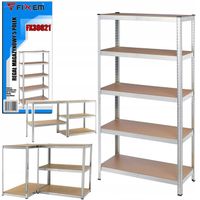 REGAŁ MAGAZYNOWY METALOWY GARAŻOWY BIUROWY DO PIWNICY GARAŻU BIURA