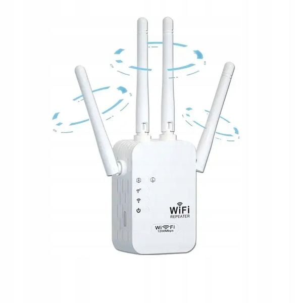 Repeater WZMACNIACZ SYGNAŁU WIFI 1200mb/s aż 4 anteny ROUTER zdjęcie 2