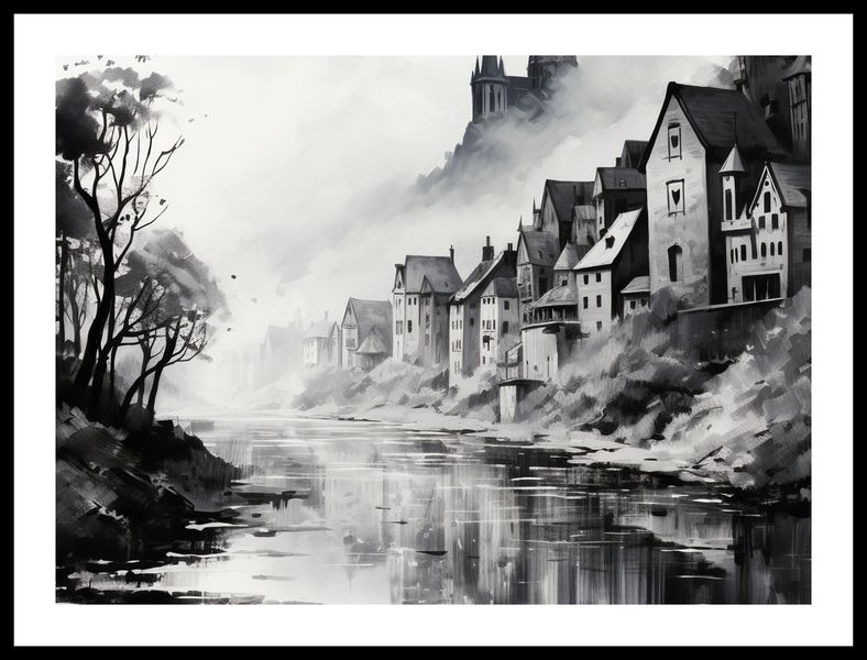 Plakat 55x40cm Mglisty Refleks zdjęcie 3