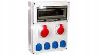 ROZDZIELNICA BUDOWLANA 14M 1x16A/5 1x32A/5 4x230V ELEKTROMET RSE-05 942101