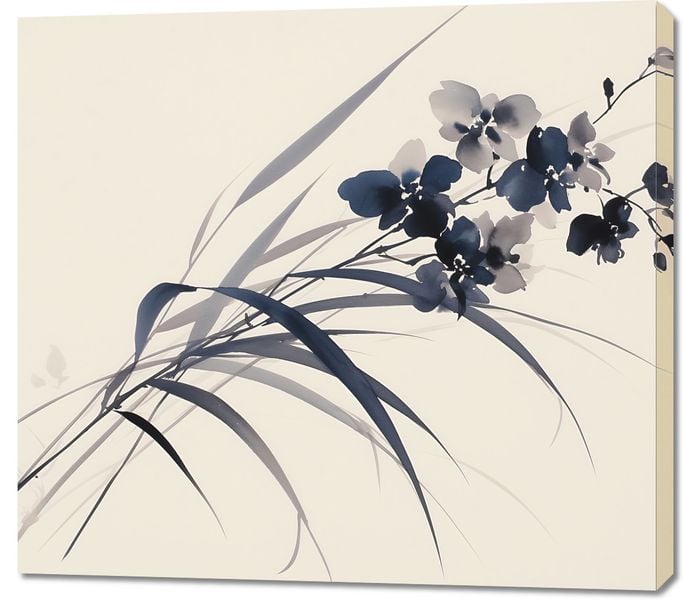 Obraz 100x90cm Orchidea w Sepii zdjęcie 1