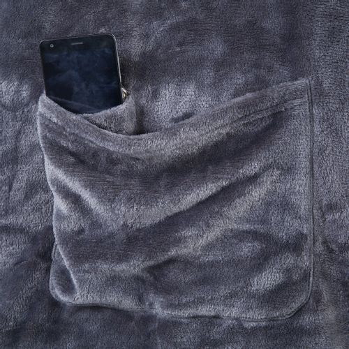 Koc DecoKing LAZY CHARCOAL 150x180 na Arena.pl