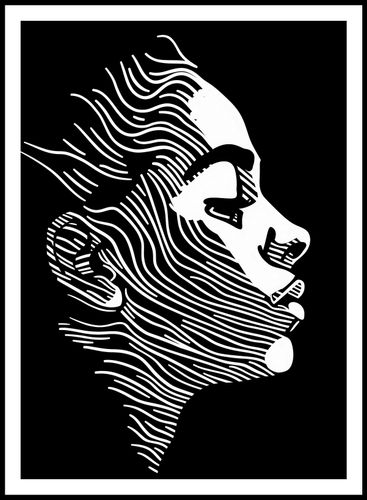 Plakat 64x90cm Linie Wyrazu na Arena.pl