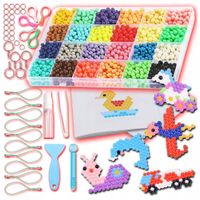 KORALIKI WODNE KUFEREK XXL WZORY SZABLONY ZESTAW MEGA 10000 MAGIC BEADS XL