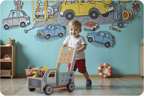 Drewniany chodzik pchacz RK-874 Ricokids na Arena.pl