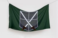 Flaga Attack on Titan - Korpus treningowy