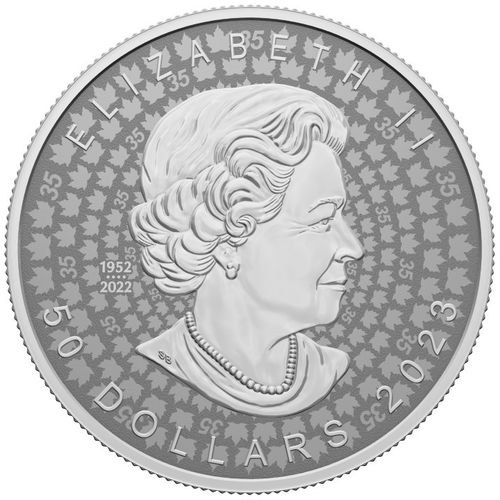 Kanadyjski Liść Klonowy 5 uncji Srebra 2023 Proof Ultra High Relief na Arena.pl