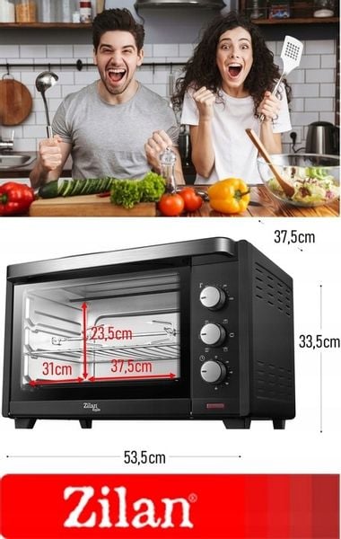 PIEKARNIK ELEKTRYCZNY 35L TERMOOBIEG+ROŻEN+GRILL zdjęcie 4