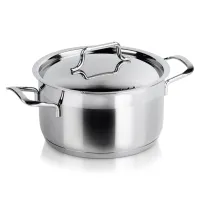 Garnek Orion Anett z Pokrywką Stalowy Nierdzewny 16 cm 1,9L Premium