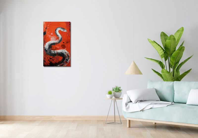 Obraz 40x70cm Smoczy Oddech Węża zdjęcie 2